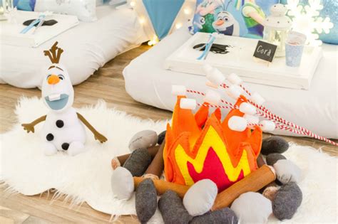 Frozen Sleepover Teepee Party Pretty My Party