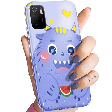 ETUI DO XIAOMI POCO M3 PRO M3 PRO 5G WZORY POTWORY POTWÓR MONSTER