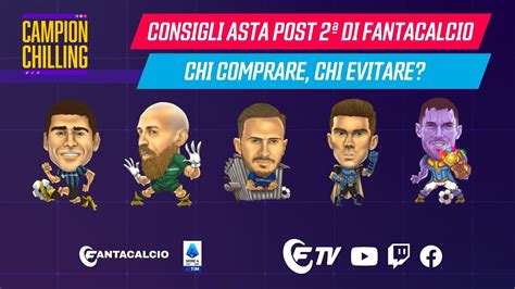 CONSIGLI ASTA FANTACALCIO POST 2ª GIORNATA DA PRENDERE EVITARE