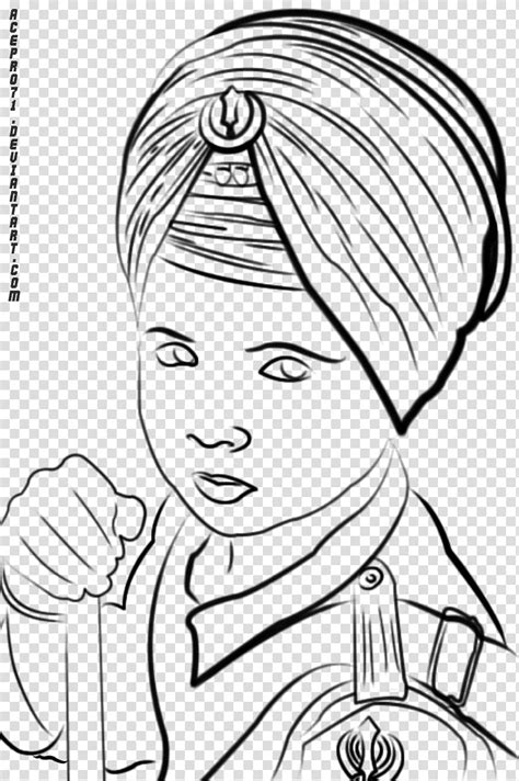 Sikh Kids Coloring Pages