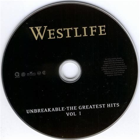 Westlife Unbreakable The Greatest Hits Vol Cd Compilation