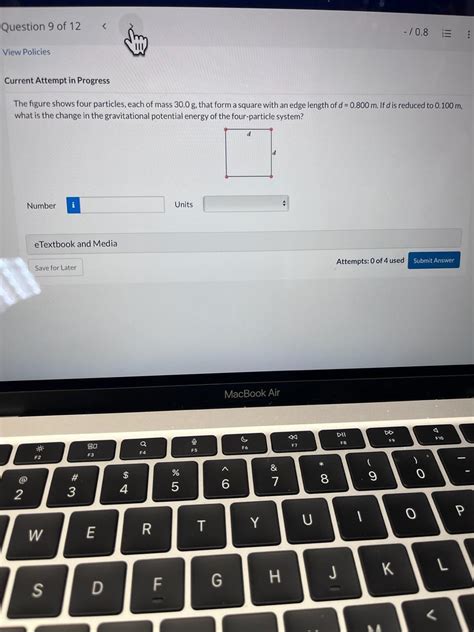 Solved The Figure Shows Four Particles Each Of Mass 30 0 G Chegg