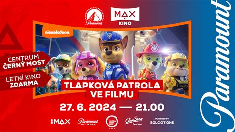 Paramount MAX kino 2024 Tlapková patrola ve filmu Vstup zdarma