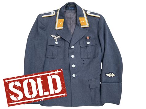 Luftwaffe Unteroffizier for flying personel jacket - SOLD - Militaria ...