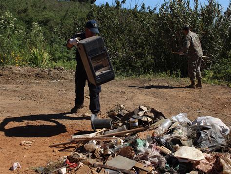 Armada Realiz Operativo De Limpieza De Microbasurales En Terrenos De