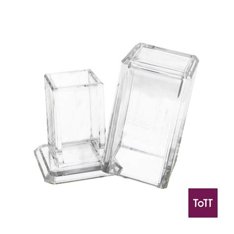 ToTT Clear Acrylic Square Toothpick Holder With Cover - ToTT Store ...