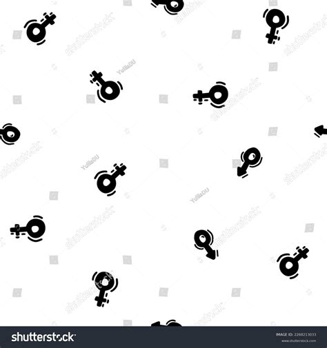 Sex Symbol Female Male Sign Black Stock Vector Royalty Free Shutterstock