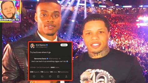 Gervonta Davis Clowns Errol Spence Jr Over Terence Crawford Beating