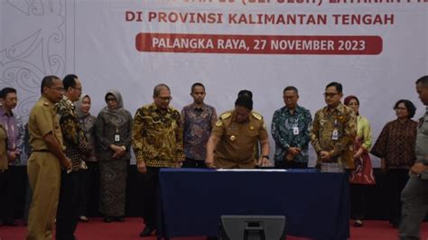 Setda Prov Kalteng Kalteng Sambut Baik Kerja Sama Jejaring Pengampuan