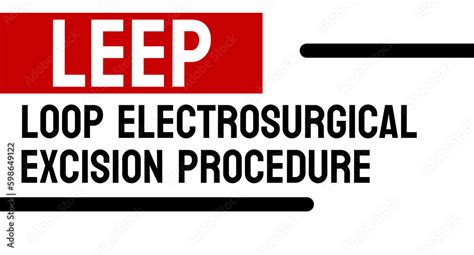 Leep Loop Electrosurgical Excision Procedure Biopsy Of Cervical