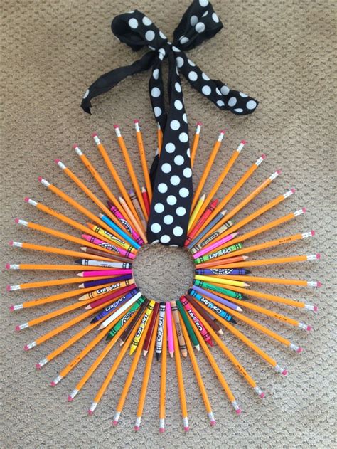 Pencil Wreath