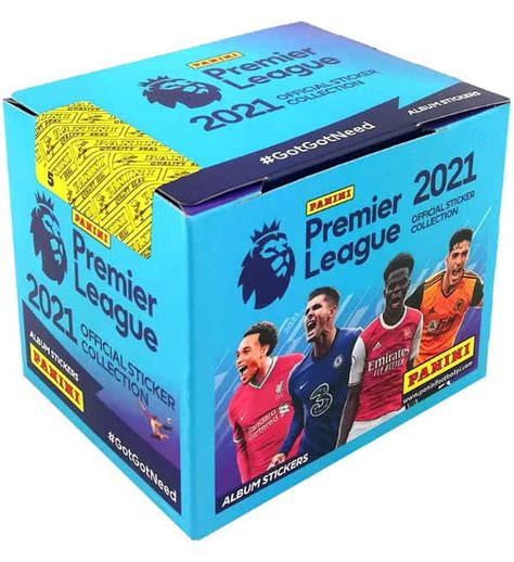 Panini Premier League 2021 Stickers Box With 50 Packets Stickerpoint