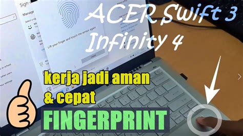 Setting Fingerprint Pada Windows 11 Acer Swift 3 Infinity 4 YouTube