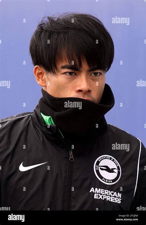 Brighton And Hove Albion S Kaoru Mitoma During A Training Session At