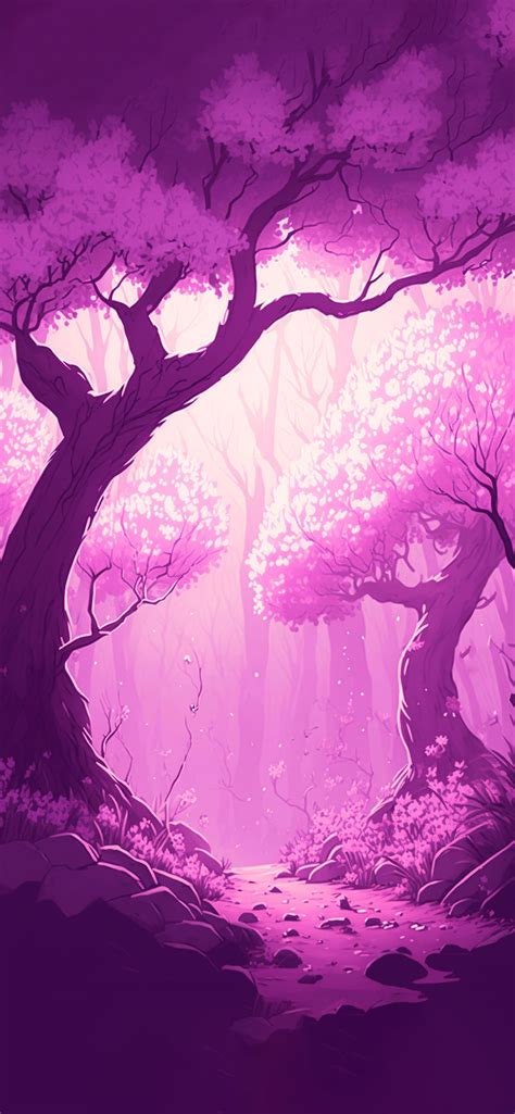 Pink Forest Wallpapers - Sakura Aesthetic Wallpapers for iPhone