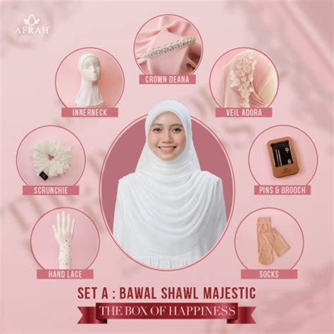 The Box Of Happiness Set A Set Bawal Shawl Majestic Afrah Exclusive