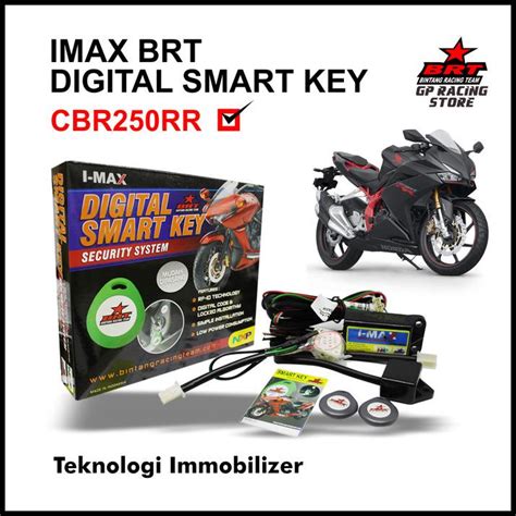 Jual Imax Digital Smart Key Brt Alarm Motor Anti Maling Honda