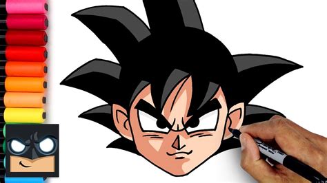 How To Draw Goku Dragon Ball Z Youtube