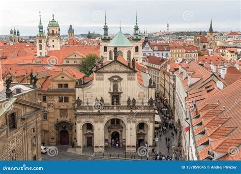 St Salvator Church Is Part Of Prague`s Famous Klementinum Editorial