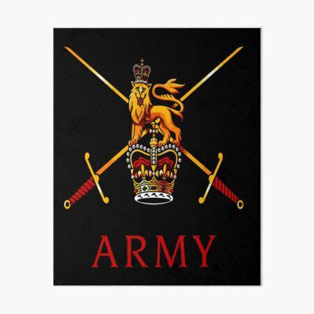 "British Army Slogan , British Armed Forces Logo" Art Board Print for ...