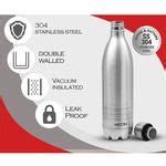 Buy Milton Water Bottle Thermosteel Hour Hot Cold Silver Duo Deluxe Online At Best