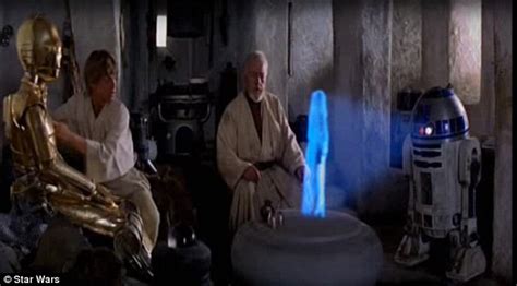 Star Wars Hologram Projector Moves A Step Closer Daily Mail Online