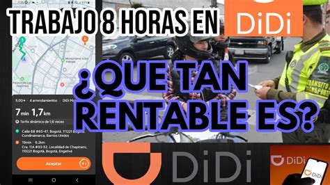 8 HORAS TRABAJANDO CON DIDI CUANTO ME GANE CONSEJOS PARA TRABAJAR CON