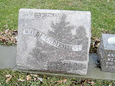 Maude Ellen Lutz Gildersleeve 1887 1972 Memorial Find A Grave