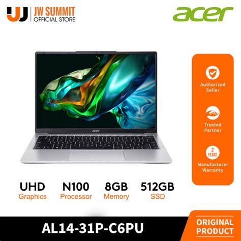 Acer Aspire Lite Al P C Pu Full Hd N Gb Ddr Gb Ssd Uhd