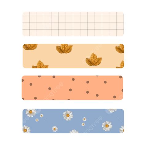 Aesthetic Washi Tape Washi Tape Tape Paper PNG Transparent Clipart