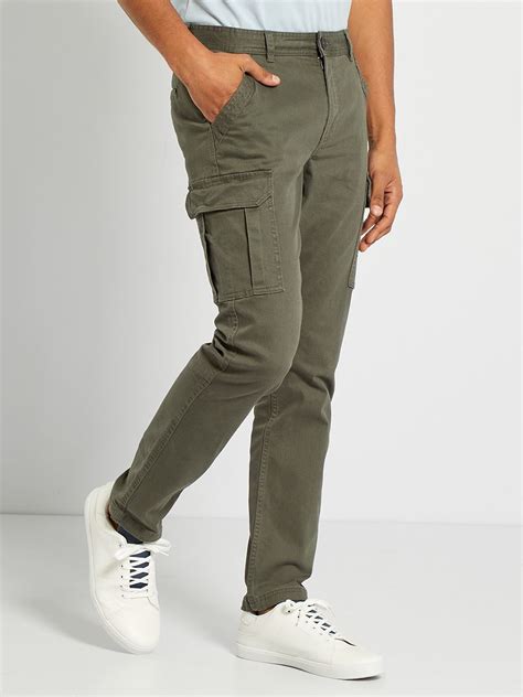 Pantalón cargo skinny KAKI Kiabi 20 00