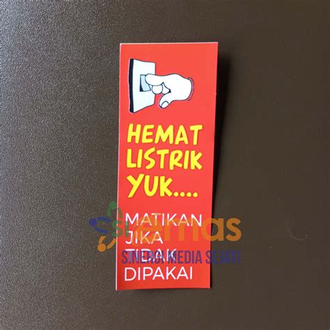 Jual Stiker Hemat Listrik Sticker Matikan Listrik Stiker Matikan