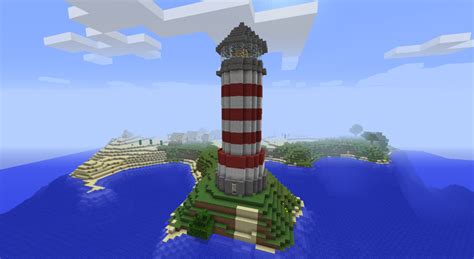 Simple resource friendly lighthouse. Minecraft Project