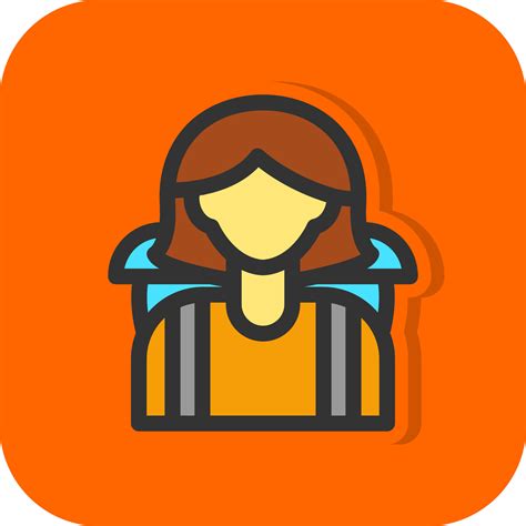 Woman Traveller Vector Icon Design Vector Art At Vecteezy