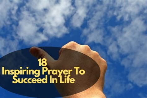 18 Inspiring Prayer To Succeed In Life