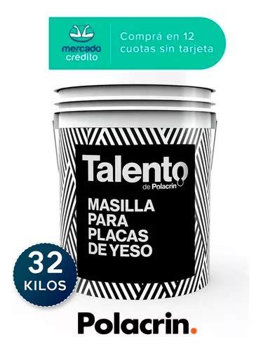 Masilla Placas De Yeso Durlock Talento 32kg Multi Tioso