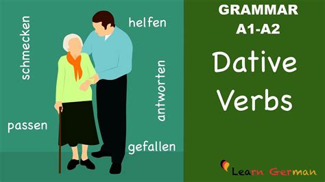 Learn German German Grammar Dative Verbs Verben Mit Dativ A1