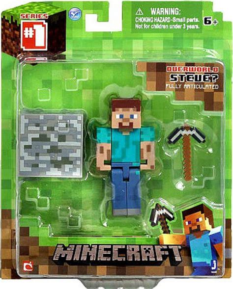 Minecraft Series 1 Steve Action Figure Overworld Jazwares Toywiz