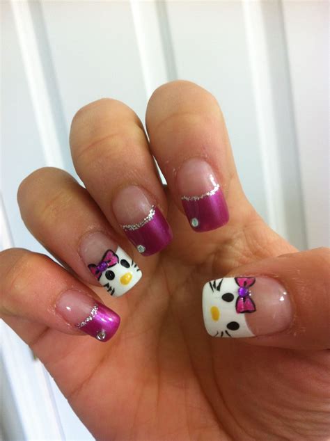 Hello Kitty Fever Hello Kitty Nails Hello Kitty Nails Art Cat Nails