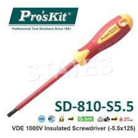 Proskit Sd S Vde V Insulated Screwdriver Made In Taiwan