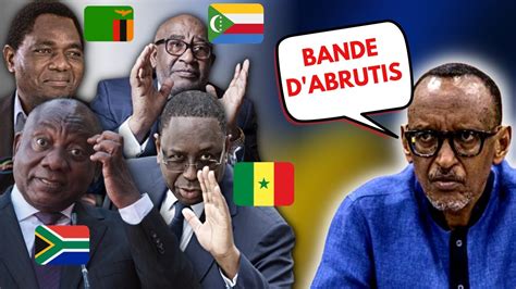 Le Pr Sident Rwandais Paul Kagame Attaque Violemment Pr Sidents