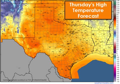 Calm(ish) weather for Texas until Friday