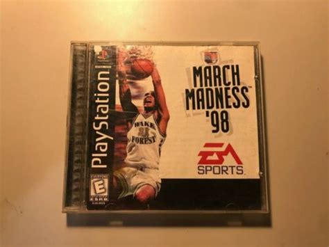 PS1 NCAA Basketball March Madness 98 EA Sports Used Tested Works W