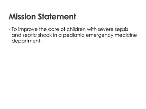 PPT Pediatric Septic Shock Collaborative PowerPoint Presentation