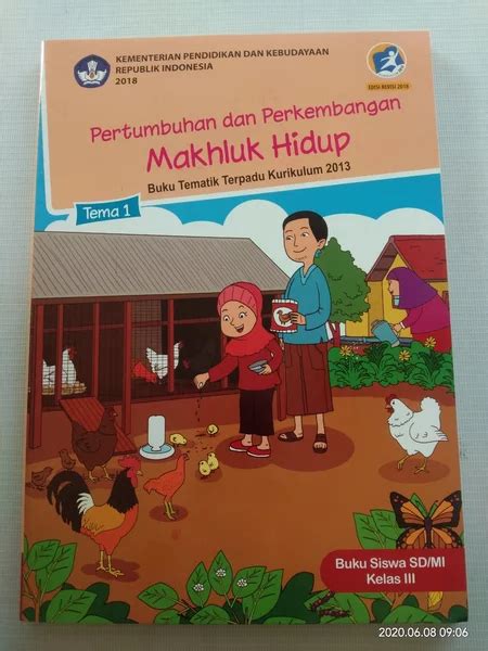 Detail Buku Tema Kelas Pertumbuhan Dan Perkembangan Makhluk Hidup