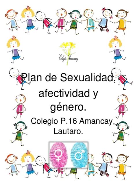 Plan De Educación Sexual Afectiva Y De Género Para El Colegio P16