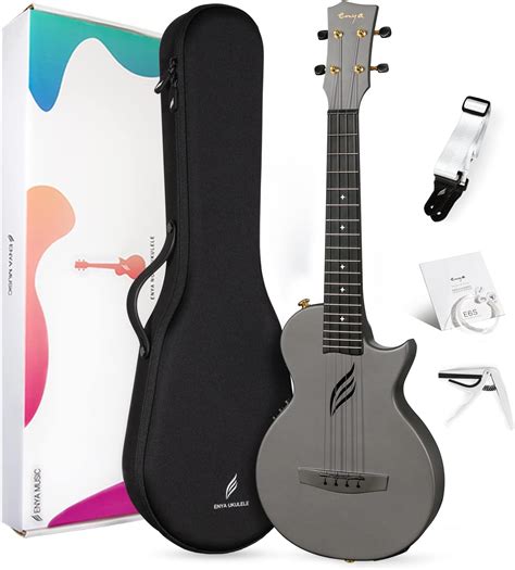 Amazon Enya Concert Ukulele Nova U Carbon Fiber Travel