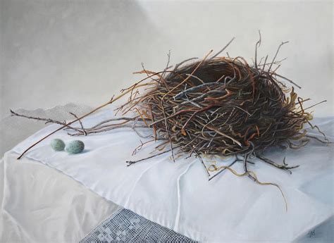 Dana S Nest Painting By Linda Schroeter Fine Art America