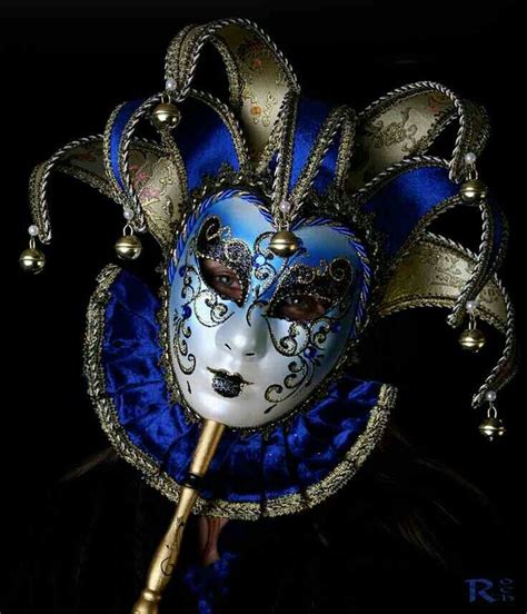 Blue jester | Masks masquerade, Venetian carnival masks, Venetian masks