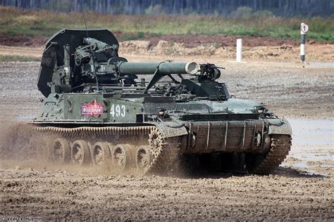 240-мм Самоходный миномёт 2С4 Тюльпан (2S4 Tyulpan self-propelled ...
